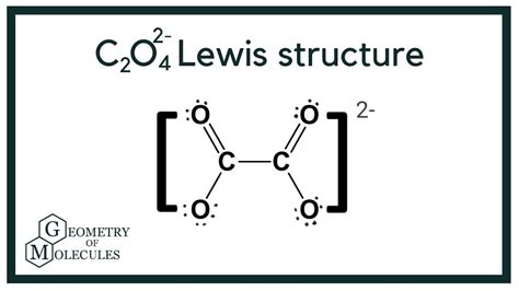 Lewis structure c2o42-